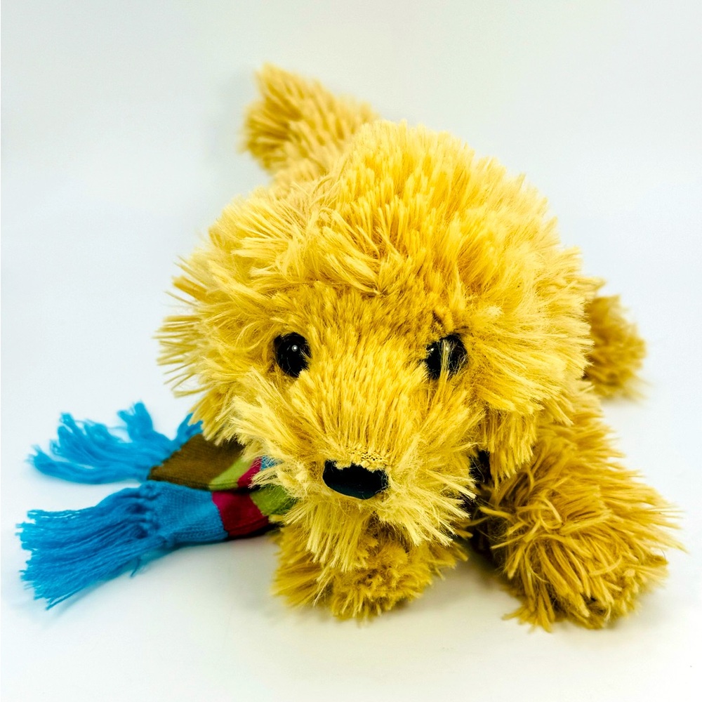 Maurices 2005 Puppy Dog plush stuffed Animal Tan with scarf